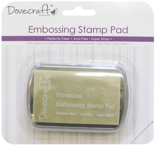 Dovecraft, Clear Embossing Stamp Pad  - ГОЛЯМ ТАМПОН ЗА ЕМБОСИНГ 