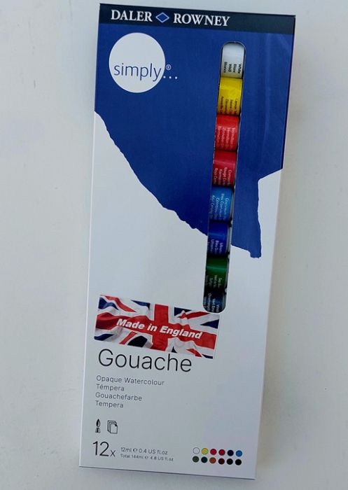 Daler Rowney Gouache Set of 12 x 12ml