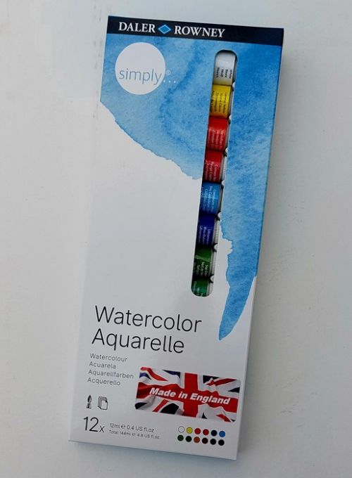 DALER ROWNEY SIMPLY WATERCOLOURS 12