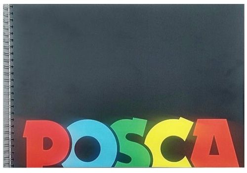 POSCA A4 BLACK PAPER PAD  -  Скицник A4 50 листа / 130г