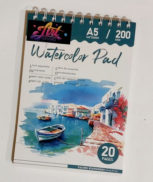 АКВАРЕЛЕН блок ART STUDIO A5 20л  200г  