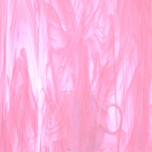OCENSIDE Spectrum, USA - Pale Pink/White, Wispy Smooth - Арт стъкло за Витражи 32x40 sm.
