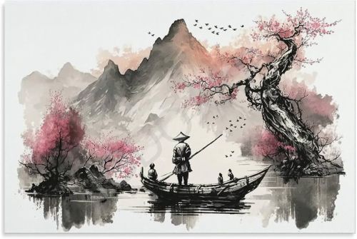 Artway Black Chinese Ink for Sumi-e Painting 100мл