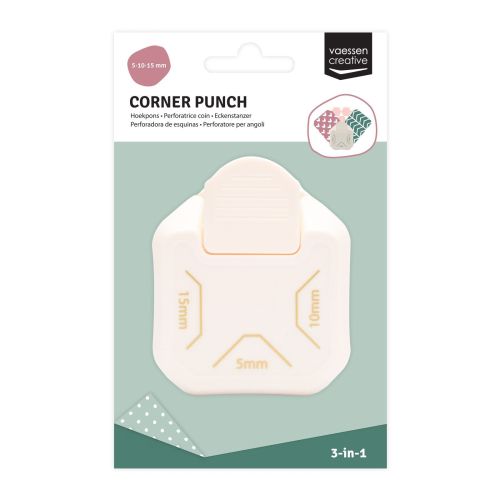 3-in-1 Corner punch Diagonal  - Перфоратор за оформяне на ъгли 3 вида