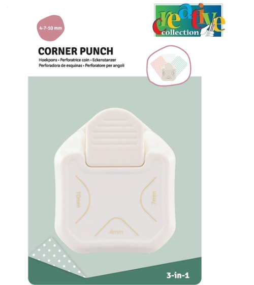 Corner PUNCH CREATIVE  - Перфоратор за ЗАОБЛЯНЕ на ъгли 3 размера