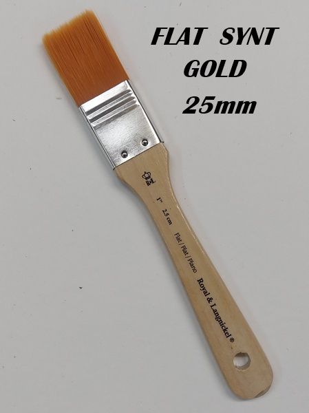ROYAL FLAT GOLD SYNT BRUSH 50mm