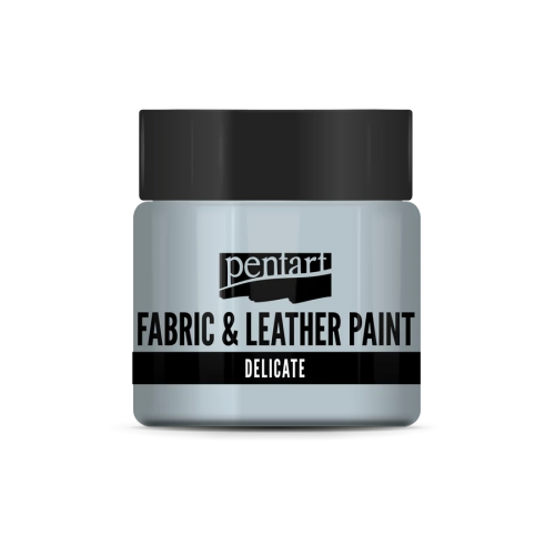 PENTART, DELICATE - Боя за текстил и кожа перла, 50 мл. - Синьо  Сребро