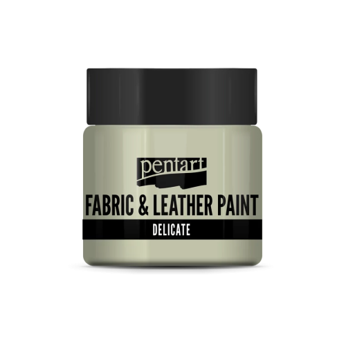 PENTART, DELICATE - Боя за текстил и кожа перла, 50 мл. - Бяло Злато