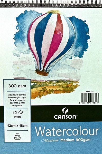 CANSON POSTCARD WATERCOLOUR PAD