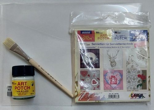 Комплект за декупаж със  салфетки 49783