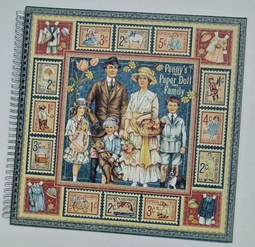 ALBUM SCRAPBOOKING # FAMILY  - Дизайнерски скрапбукинг АЛБУМ 30,5 х 30,5 см.