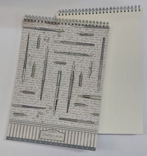 Калиграфски блок спирала A4 50л / 130г VINTAGE PENS