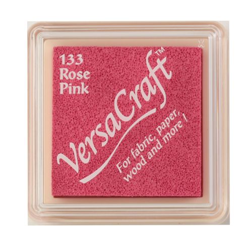 VersaCraft, Rose Pink - Тампон с мастило за дърво, текстил, картон и др.