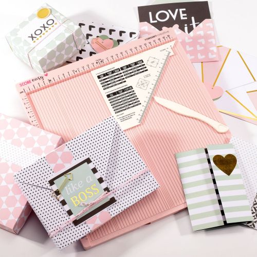 Крафт борд за биговане / изработка на пликове,кутии  SCORING BOARD MINT (30,5x30,5 cm) 