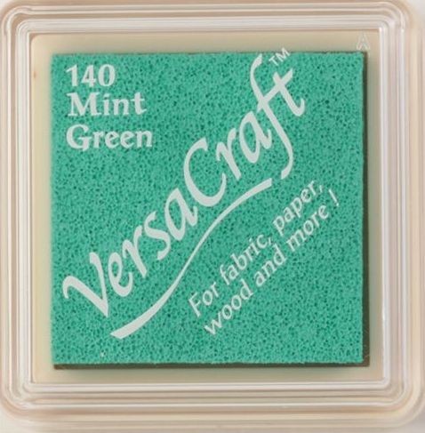 VersaCraft, Mint Green - Тампон с мастило за дърво, текстил, картон и др.