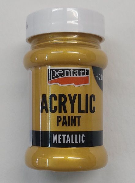 PENTART  acrylic paint  60ml - Pearl Gold
