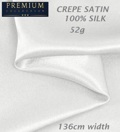 ART SILK CREPE SATIN 136cm per meter