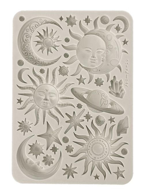 Silicon mold A5 - Sun and moon