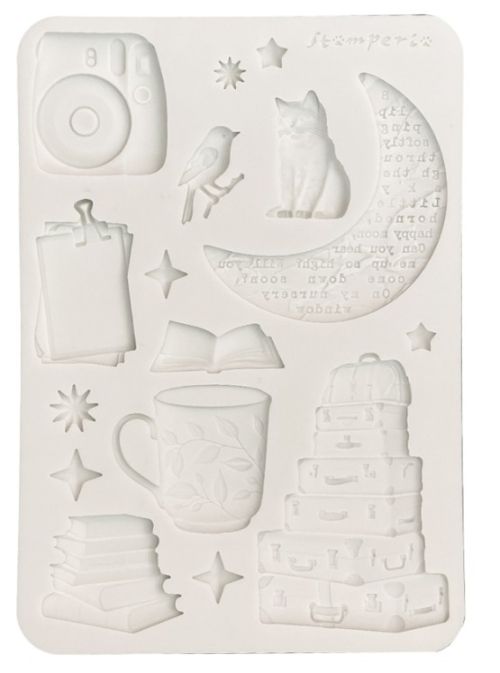 Silicon mould A5 - Secret Diary - Силиконова форма за моделиране молд