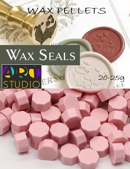Восък за печати ART STUDIO WAX PELLETS - PINKY