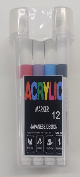 # ACRYLIC MARKER  SET 12