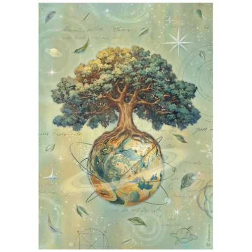STAMPERIA - A new Beginning The World Tree - Оризова декупажна хартия A4