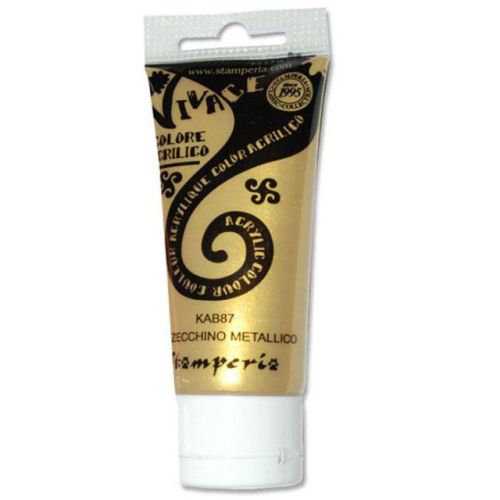 VIVACE ACRYLIC -  АКРИЛ  60 ml  / Metallic gold coin