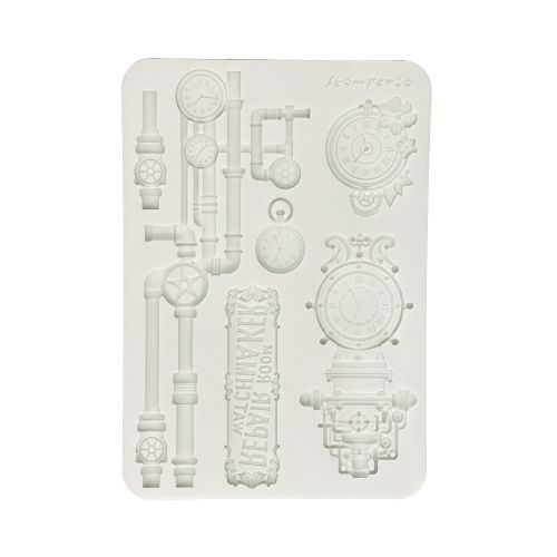 Silicon mold A5 -  Gardens of Time clocks and tubes