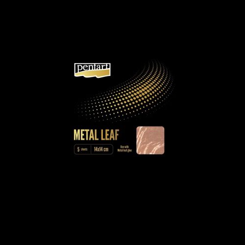 Metal Leaf - ВАРАК  5 листа пакет 14Х14см - Медно