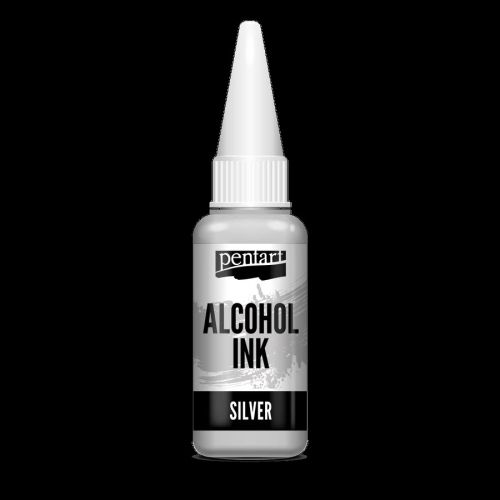 PENTART Alcohol inks, 20 ml - Silver