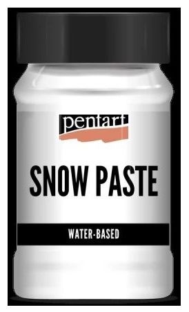 ПАСТА имитация на сняг PENTART Snow Paste  100 мл.