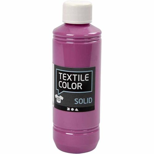 Покривна боя за текстил CC Textile Solid (Creativ Company) – 250 мл. Червен виолет