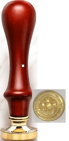 Восъчен печат STAMPERIA  с клише  2,5 см SHIP