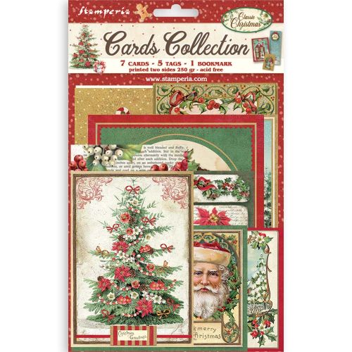 STAMPERIA, Cards Collection, Classic Christmas