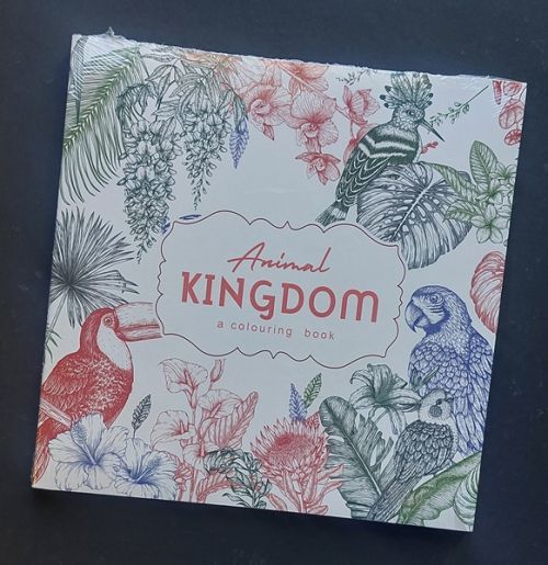 Книжка за оцветяване АНТИСТРЕС  ANIMAL KINGDOM PARROT